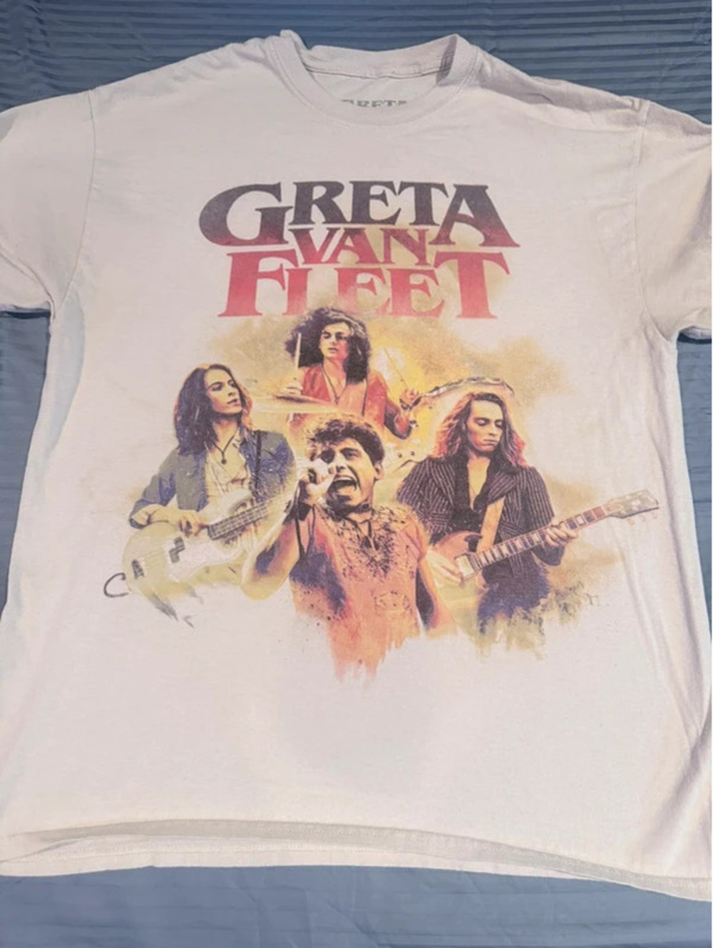 Greta Van Fleet Band Graphic T-Shirt Size Large 1449